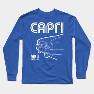 Retro 1978 - 1986 Capri MK3 T-Shirt Design Long Sleeve T-Shirt